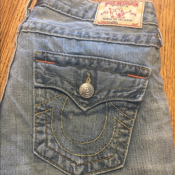 Woman's true ripped religion jeans