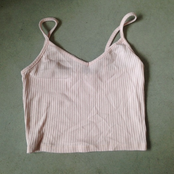 Light pink crop top
