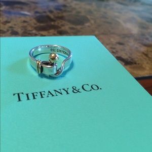 Tiffany and Co size 6 hook and eye ring