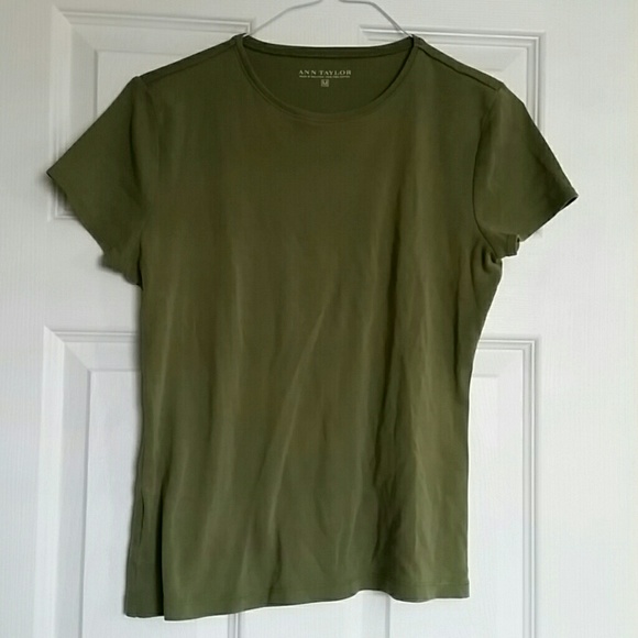 Army green dress T-shirt