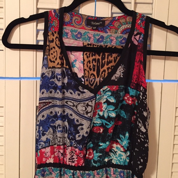 Anthropologie ll Patterned Maxi Dress