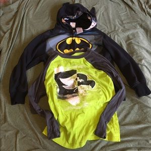 Boys Hoodie and Tony Hawk 3/4 Sleeve T