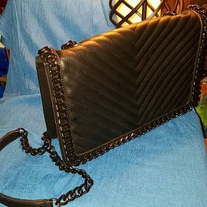 Black over the shoulder purse *Final Sale*