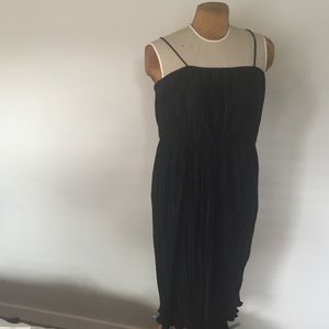 Vintage 70's Black Dress
