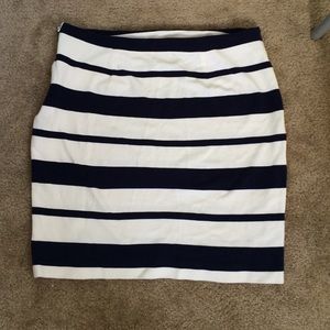 Banana republic striped skirt