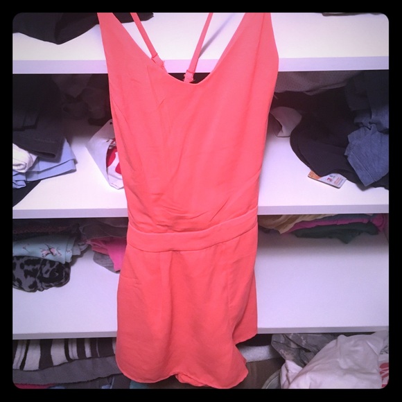 Backless romper