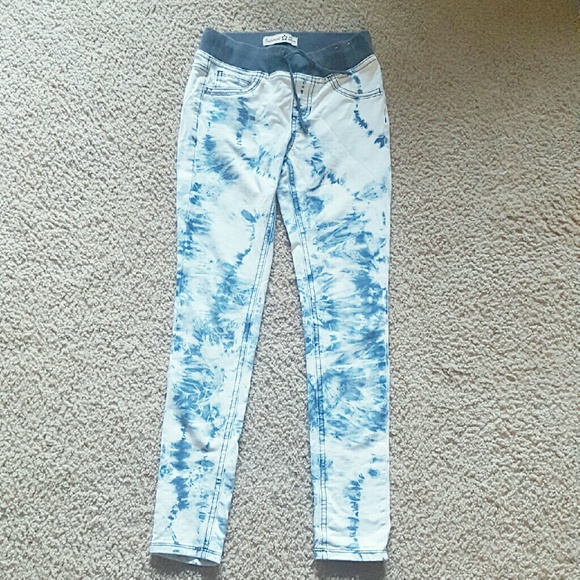 Jeggings bleached jeans