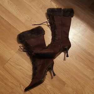 Forever 21 Boots with the Fur Size 6.5