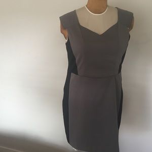 Black/Grey Color Block Dress