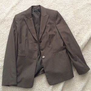 Slate blazer.