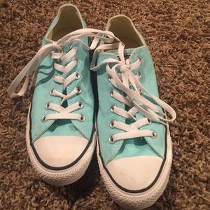 Blue Low Top Converse