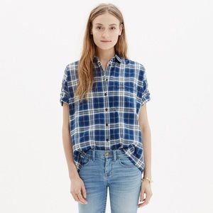 Courier Shirt in blue plaid