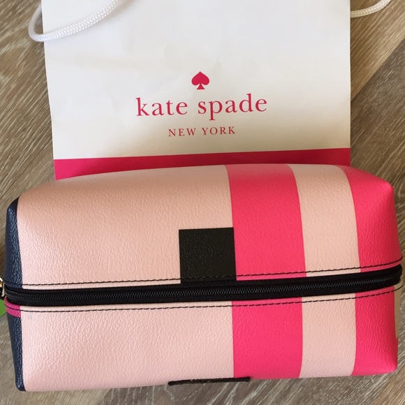 KATE SPADE MEDIUM BRIGHTWATER DRIVE MAKEUP BAG - Picture 4 of 4