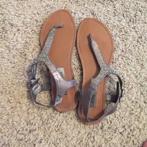Steve Madden rhinestone sandals