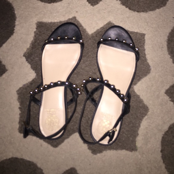 Vince Camuto Studded/Beaded Sandals