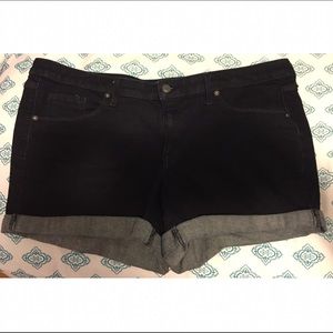 Dark jean shorts
