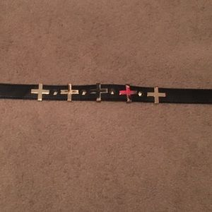Belt with crosses
