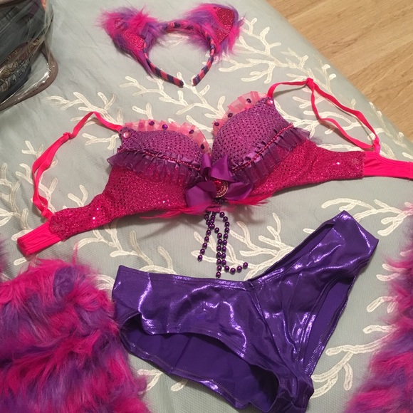 Custom made Cheshire Cat Halloween outfit