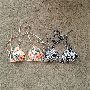 Hollister strappy swim tops