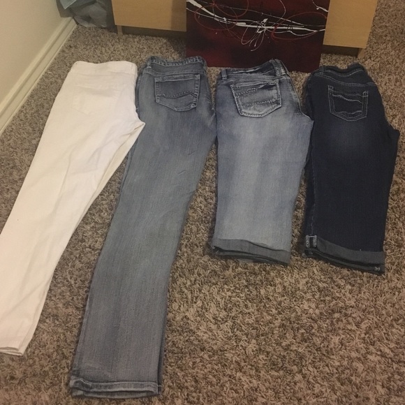 Jeans and jean capris