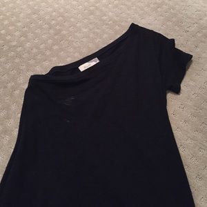 Elizabeth and James one sleeve t-shirt