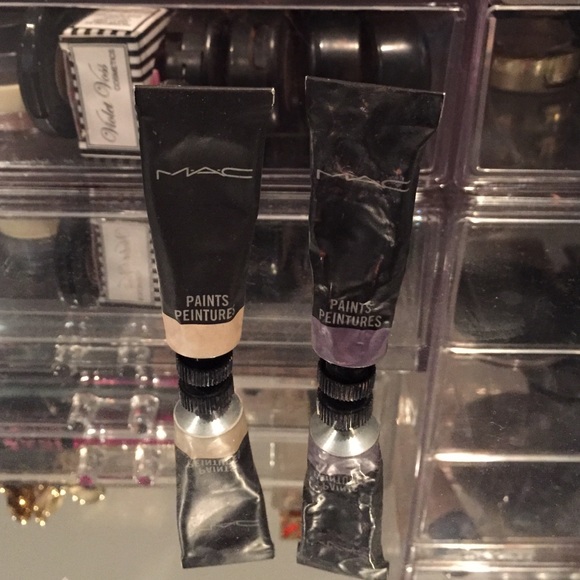 MAC Paints in Mauvism & Bare Canvas