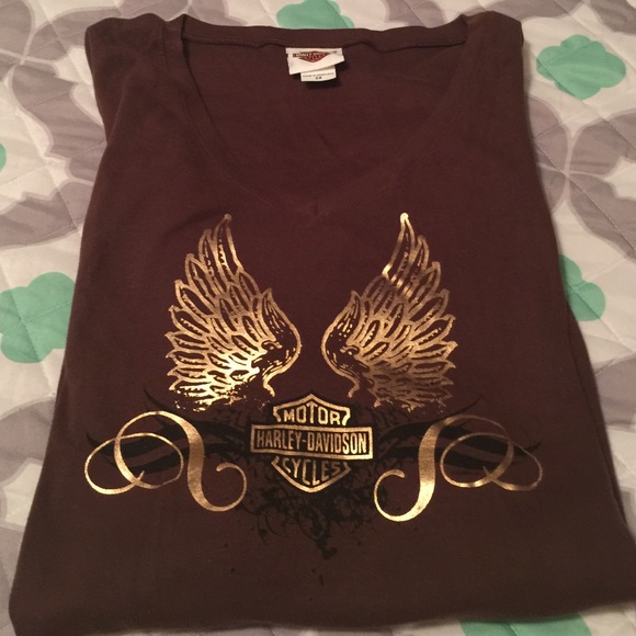 🎉Brown Harley-Davidson women's Tshirt🎉