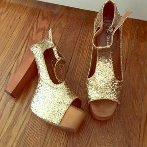 Jeffrey Campbell foxy-wood platform heels