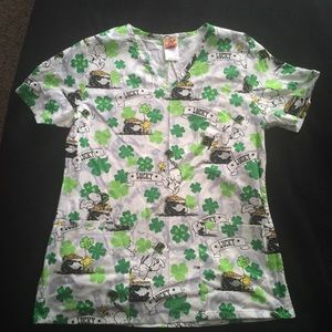 Snoopy scrub top