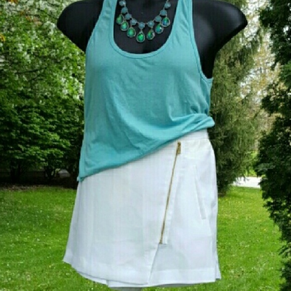 🚨Calvin Klein 16 Ivory Skort Skirt Short - Picture 2 of 4