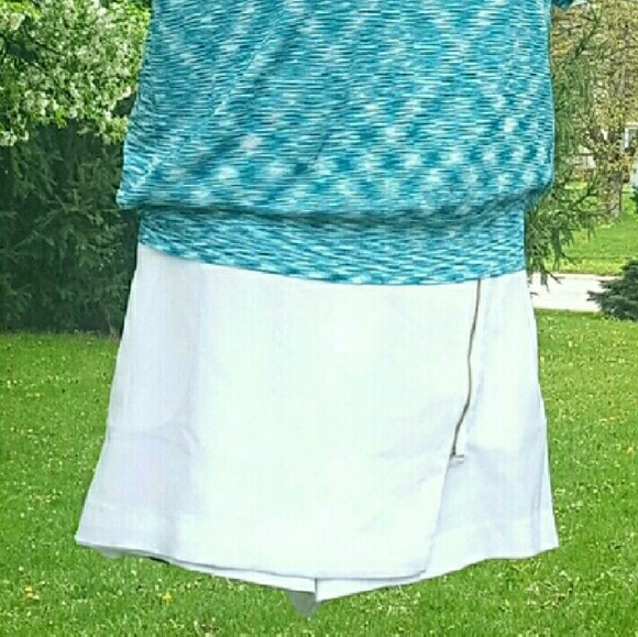 🚨Calvin Klein 16 Ivory Skort Skirt Short - Picture 4 of 4