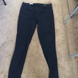 Gap black skinny jeans