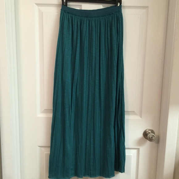 Emerald Green Maxi Skirt