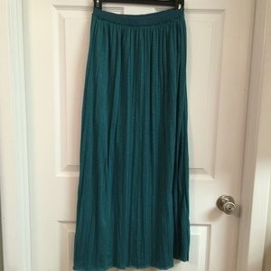 Emerald Green Maxi Skirt