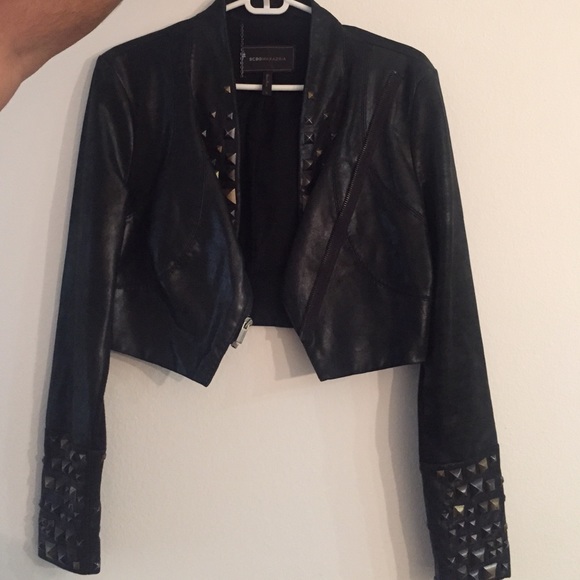 Bcbg leather jacket