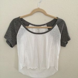 Grey & White Pacsun Tee