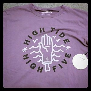 Wellen Purple Surfer Beach T Shirt BRAND NEW