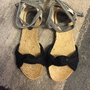 Lace up sandal