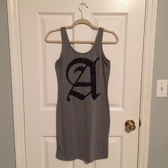 Tight Charcoal Grey Dress