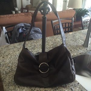 Brown Italian leather purse by Ginger Michelle