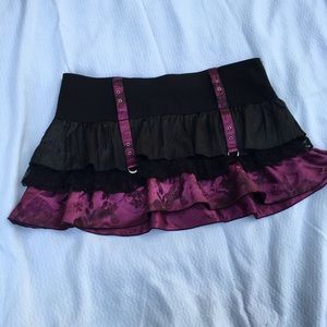 Purple and Black Tripp Skirt