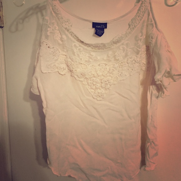 Lacy crop top!