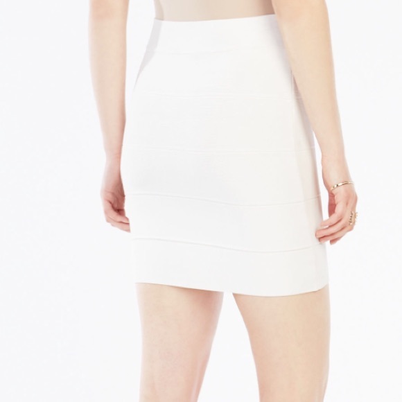 BCBG Gardenia White Bandage Skirt - Picture 5 of 6