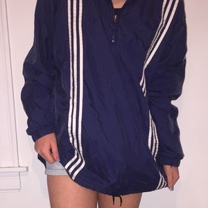 Blue Vintage Adidas Jacket