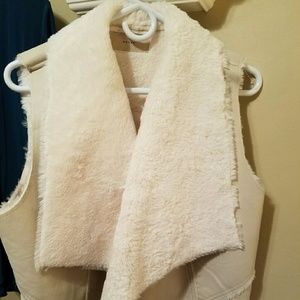 BLANK NYC Faux fur vest