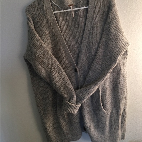 Grey Free People Sweater