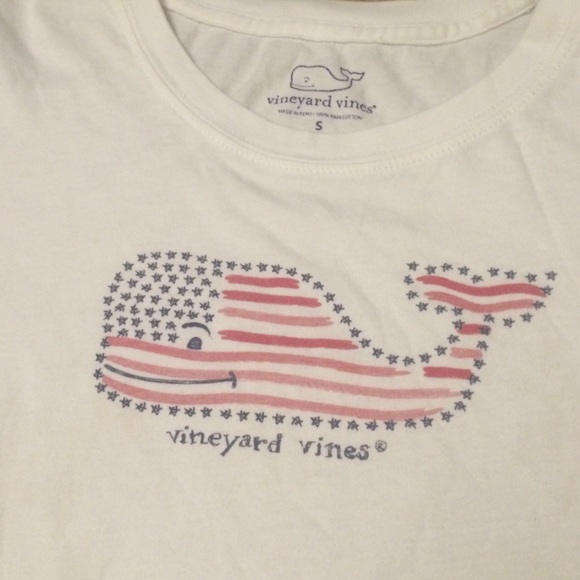 Patriotic Whale Tee