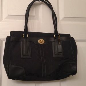 Black coach bag
