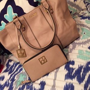 Calvin Klein bag & wallet
