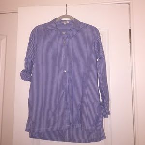 Made well button up striped shirt